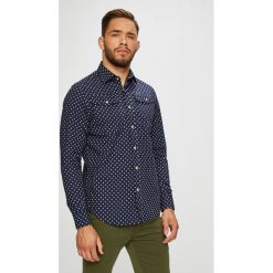 G-Star Raw - Koszula. Niebieskie koszule męskie marki G-Star RAW, s, bez wzorów, z bawełny, klasyczne, z klasycznym kołnierzykiem, z długim rękawem. W wyprzedaży za 299,90 zł.