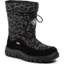 Śniegowce NATURINO - Varna 0013001268.09.1A16 D Nero/Grigio. Szare śniegowce dziewczęce Naturino. W wyprzedaży za 389,00 zł.