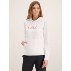 Bluza EA7 Emporio Armani 8NTM40 TJ31Z 0196. Białe bluzy damskie EA7 Emporio Armani, xl, bez wzorów, z elastanu, bez rękawów, bez kaptura. W wyprzedaży za 389,00 zł.