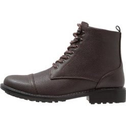 Buty zimowe męskie: Brave Soul MOTTLED BOOT Botki sznurowane dark brown