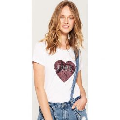 T-shirty damskie: T-shirt love/hate – Biały