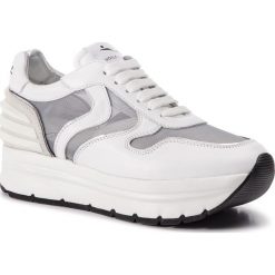 Sneakersy VOILE BLANCHE - May Power 0012013503.02.1N02 Bianco/Argento. Białe półbuty damskie Voile Blanche, ze skóry. W wyprzedaży za 549,00 zł.