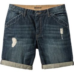 Bermudy dżinsowe Regular Fit bonprix dirty denim. Niebieskie jeansy męskie bonprix, m, bez wzorów, z jeansu. Za 89,99 zł.