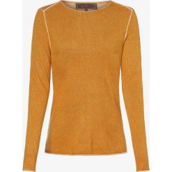Lieblingsstück - Sweter damski – HalinaL, żółty. Żółte swetry damskie Lieblingsstück, bez wzorów, z wełny, bez rękawów, bez kaptura. Za 379,95 zł.