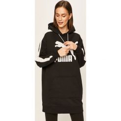 Puma - Sukienka. Czarne sukienki damskie Puma, na co dzień, s, z nadrukiem, z elastanu, casualowe, z kapturem, z długim rękawem, długie, mini, proste. Za 269,90 zł.