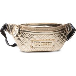 Saszetka nerka LOVE MOSCHINO - JC4206PP0AKA0905 Platino. Żółte nerki damskie Love Moschino, bez wzorów, ze skóry ekologicznej, bez dodatków. Za 599,00 zł.