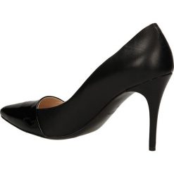 CZÓŁENKA OLEKSY 1583/542/. Czarne buty ślubne damskie Casu, na koturnie. Za 209,99 zł.
