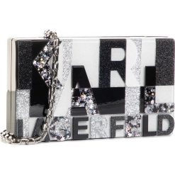 Torebka KARL LAGERFELD - 205W3030 Multi. Czarne torebki klasyczne damskie KARL LAGERFELD, bez wzorów, ze skóry, wizytowe, bez dodatków. Za 949,00 zł.