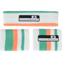 Adidas Women's Stellasport Headband Wristband Set opaska damskie białe One size. Białe opaski damskie Adidas, bez wzorów, z elastanu. W wyprzedaży za 79,99 zł.