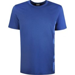Just Cavalli T-shirt. T-shirty męskie Roberto Cavalli, bez wzorów, z bawełny, z okrągłym kołnierzem. Za 239,00 zł.