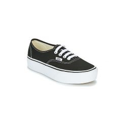 Buty Vans AUTHENTIC. Czarne trampki i tenisówki damskie marki Vans, bez wzorów, bez zapięcia. Za 263,20 zł.