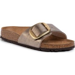 Klapki BIRKENSTOCK - Madrid Big Buckle 1016237 Graceful Taupe. Pomarańczowe klapki damskie Birkenstock, bez wzorów, ze skóry ekologicznej, bez obcasa. Za 339,00 zł.