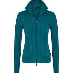 Kardigan w kolorze ciemnozielonym. Zielone swetry damskie Denim Culture, l, bez wzorów, z bawełny. W wyprzedaży za 139,95 zł.