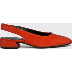Vagabond - Czółenka Joyce. Czerwone czółenka damskie Vagabond, bez wzorów, ze skóry, bez obcasa, na obcasie. Za 359,90 zł.