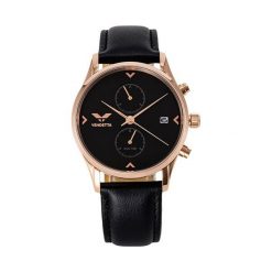 Zegarek Vendetta Zegarek damski Hollywood double black VE3011 uniwersalny. Czarne zegarki damskie Vendetta. Za 485,10 zł.