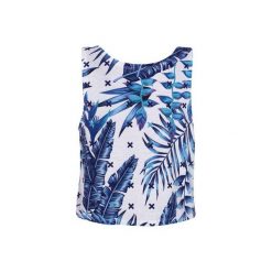 Summer Top Purple Zero. Niebieskie bluzki damskie marki Who cares. Za 64,99 zł.