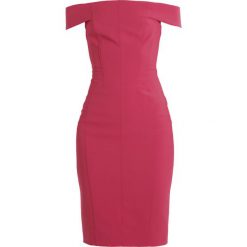 Sukienki hiszpanki: Karen Millen BONED BARDOT DRESS Sukienka etui pink