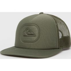 Quiksilver - Czapka. Zielone czapki męskie Quiksilver, bez wzorów, z poliesteru. W wyprzedaży za 79,90 zł.