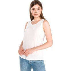 Vero Moda Ava Top Biały. Białe podkoszulki damskie Vero Moda, xs, bez wzorów, z elastanu, bez kołnierzyka. Za 57,95 zł.