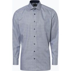 OLYMP Luxor modern Fit - Koszula męska – niewymagająca prasowania, niebieski. Niebieskie koszule męskie non-iron marki OLYMP Luxor modern Fit, m, w kratkę, z klasycznym kołnierzykiem, z krótkim rękawem. Za 149,95 zł.
