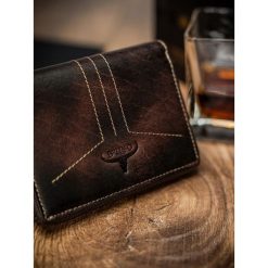 Portfel męski skórzany RFID Buffalo Wild brązowy - Brązowy. Pomarańczowe portfele męskie BUFFALO WILD, bez wzorów, ze skóry. Za 69,99 zł.