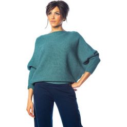 Sweter "Hope" w kolorze turkusowym. Niebieskie swetry damskie So Cachemire, m, bez wzorów, z kaszmiru, bez rękawów, bez kaptura. W wyprzedaży za 175,95 zł.