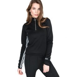 Adidas Originals Bluza Czarny. Czarne bluzy damskie adidas Originals, bez wzorów, z poliesteru, bez rękawów, bez kaptura. Za 404,95 zł.