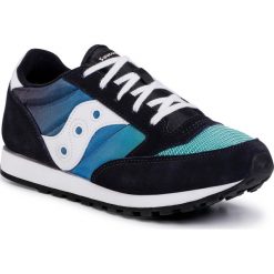 Sneakersy SAUCONY - S-Jazz Original Vintage SK262470 Blk/Blu/Grn. Niebieskie trampki chłopięce Saucony, bez wzorów, ze skóry, vintage, na sznurówki. Za 149,00 zł.