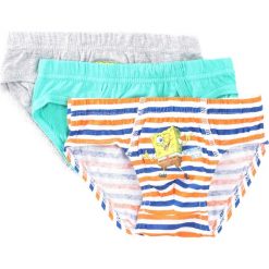 3-pack Zielono-Szare Majtki Know Time. Szare bielizna chłopięca Born2be. Za 24,99 zł.