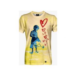 Share Love men's t-shirt. Brązowe t-shirty męskie marki Mars from venus, s, bez wzorów, bez kołnierzyka. Za 101,40 zł.