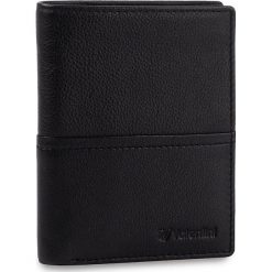 Duży Portfel Męski VALENTINI - 154-265 Black/F.Red. Czarne portfele męskie Valentini, bez wzorów, ze skóry. W wyprzedaży za 129,00 zł.