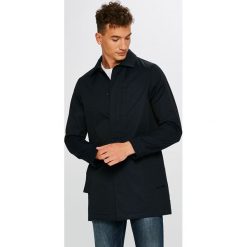 Scotch & Soda - Płaszcz. Niebieskie płaszcze męskie marki Scotch & Soda, xl, z bawełny. W wyprzedaży za 429,90 zł.