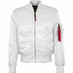 Kurtka Alpha Industries MA-1 VF 59 Wmn (133009-09-WHITE). Białe kurtki damskie Alpha Industries, z materiału. Za 359,99 zł.