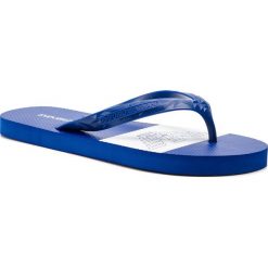 Japonki EMPORIO ARMANI - X4P070 XL699 B228 Bluette/Bluette/Whit. Niebieskie klapki męskie marki Emporio Armani, bez wzorów, z tworzywa sztucznego. Za 259,00 zł.