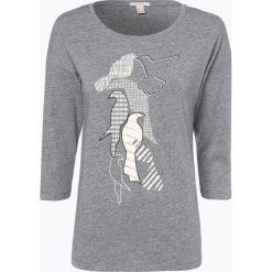 Esprit Casual - Koszulka damska, szary. Szare koszulki damskie marki Esprit Casual, xl, z nadrukiem, z bawełny, casualowe. Za 69,95 zł.