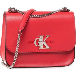 Torebka CALVIN KLEIN JEANS - Ckj Mono Hardware Medium Flap K60K606568 XA9. Czerwone torebki klasyczne damskie Calvin Klein Jeans, bez wzorów, z jeansu, wizytowe, bez dodatków. W wyprzedaży za 389,00 zł.