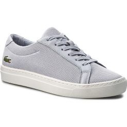 Sneakersy LACOSTE - L.12.12 217 1 CAJ 7-33CAJ1014334 Lt Gry. Szare trampki chłopięce marki Lacoste, z materiału, na sznurówki. W wyprzedaży za 249,00 zł.
