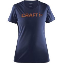 T-shirty damskie: Craft Koszulka damska Prime Logo Tee Granatowa r. M (1904342-2384)