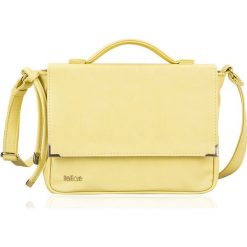 LISTONOSZKA CROSSBODY LIBRE JASNY ŻÓŁTY MIA. Żółte listonoszki damskie marki Felice, w paski, sportowe, na ramię, bez dodatków. Za 89,00 zł.