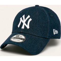 New Era - Czapka. Niebieskie czapki męskie New Era, z aplikacjami, z bawełny. Za 119,90 zł.