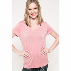 Reebok - Top. Szare topy damskie Reebok, l, z dzianiny, z okrągłym kołnierzem. W wyprzedaży za 59,90 zł.