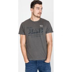 Pepe Jeans Kenth Koszulka Szary. Szare podkoszulki męskie Pepe Jeans, l, z nadrukiem, z bawełny, z krótkim rękawem. Za 180,95 zł.