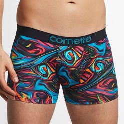 Bokserki Cornette Colours. Różowe bokserki męskie Cornette, bez wzorów, z dzianiny. Za 35,69 zł.