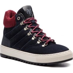 Sneakersy Marc O'Polo 808 24996101 100. Niebieskie sneakersy męskie Marc O'Polo, bez wzorów, bez zapięcia. W wyprzedaży za 219,00 zł.