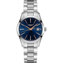LONGINES Conquest L2.386.4.92.6. Szare zegarki damskie LONGINES, złote. Za 3480,00 zł.