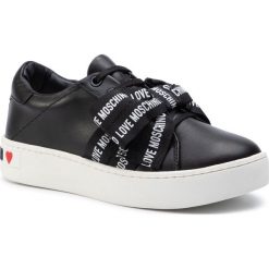 Sneakersy LOVE MOSCHINO - JA15093G18IF0000 Nero. Czarne półbuty damskie Love Moschino, ze skóry ekologicznej. W wyprzedaży za 669,00 zł.