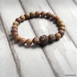 Męska bransoletka :: BUDDA :: jaspis II. Bransoletki męskie Pakamera, z jaspisem. Za 89,00 zł.