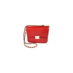 Torba Lulu Bag Red. Czerwone torebki klasyczne damskie marki Doubleu bag, bez wzorów, wizytowe, bez dodatków. Za 240,00 zł.