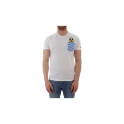 T-shirty z krótkim rękawem Mc2 Saint Barth BLANCHE. Białe t-shirty męskie Mc2 Saint Barth, s, bez wzorów, bez kołnierzyka, krótkie. Za 248,33 zł.