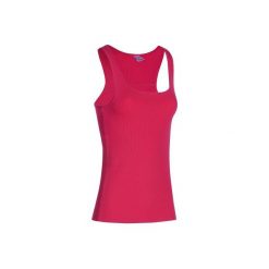 Top Gym & Pilates 500 damski. Czerwone bluzki sportowe damskie DOMYOS, m, z bawełny. Za 19,99 zł.